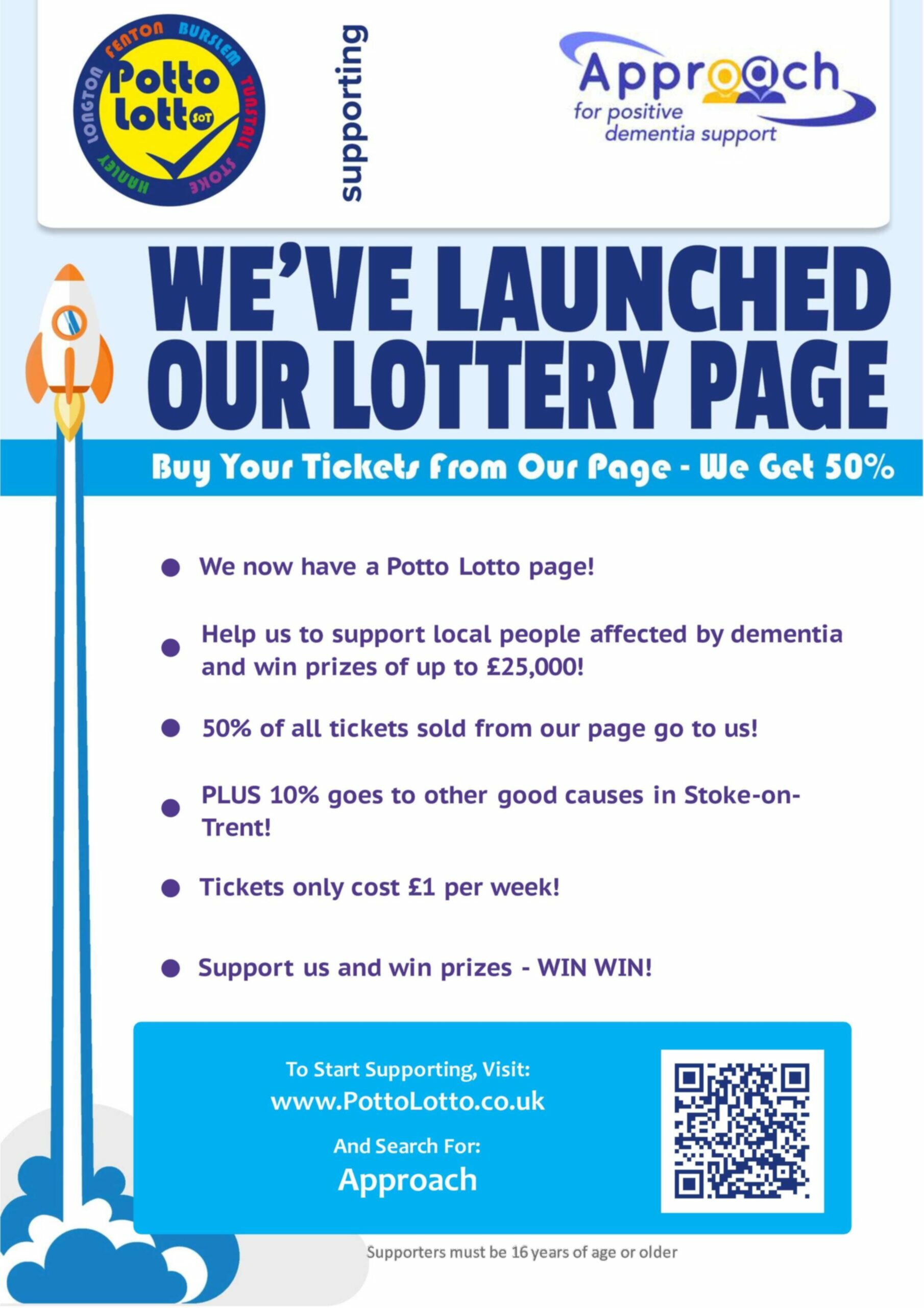 Approach Joins Potto Lotto